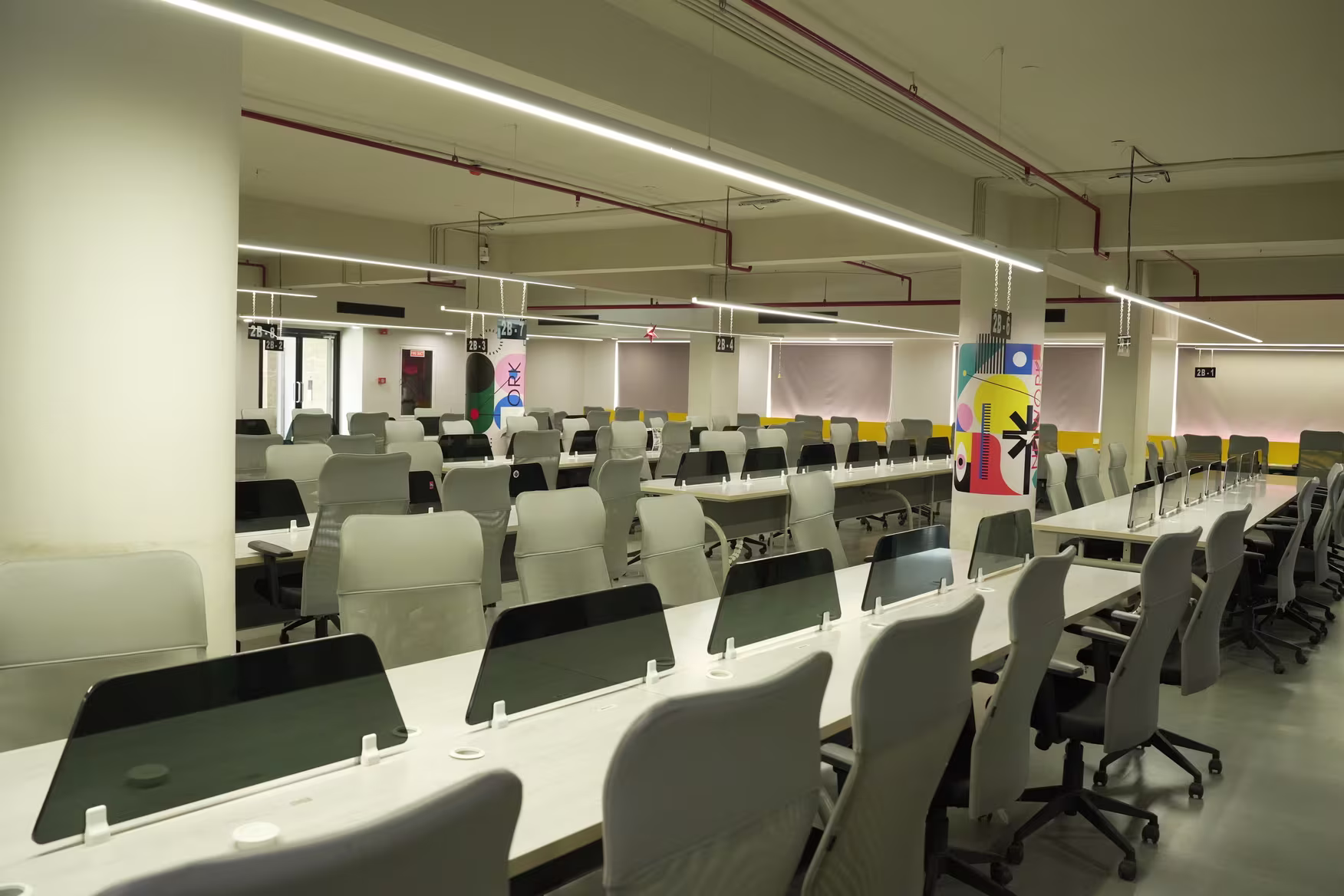 Office space interior view