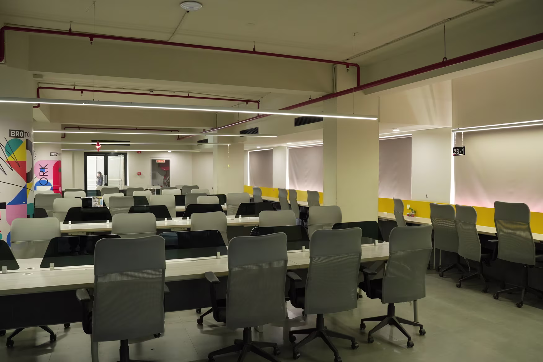 Modern office workspace